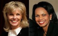 Darla Moore and Condoleeza Rice - new members of Augusta National Golf Club home of the Masters Goilf Tournament