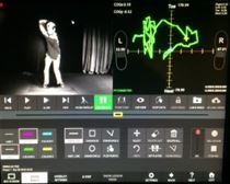 Golfing Indoors - Simulator Screen