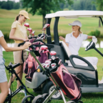 Women Golfers dressed in Eco-Friendly Golf Clothing